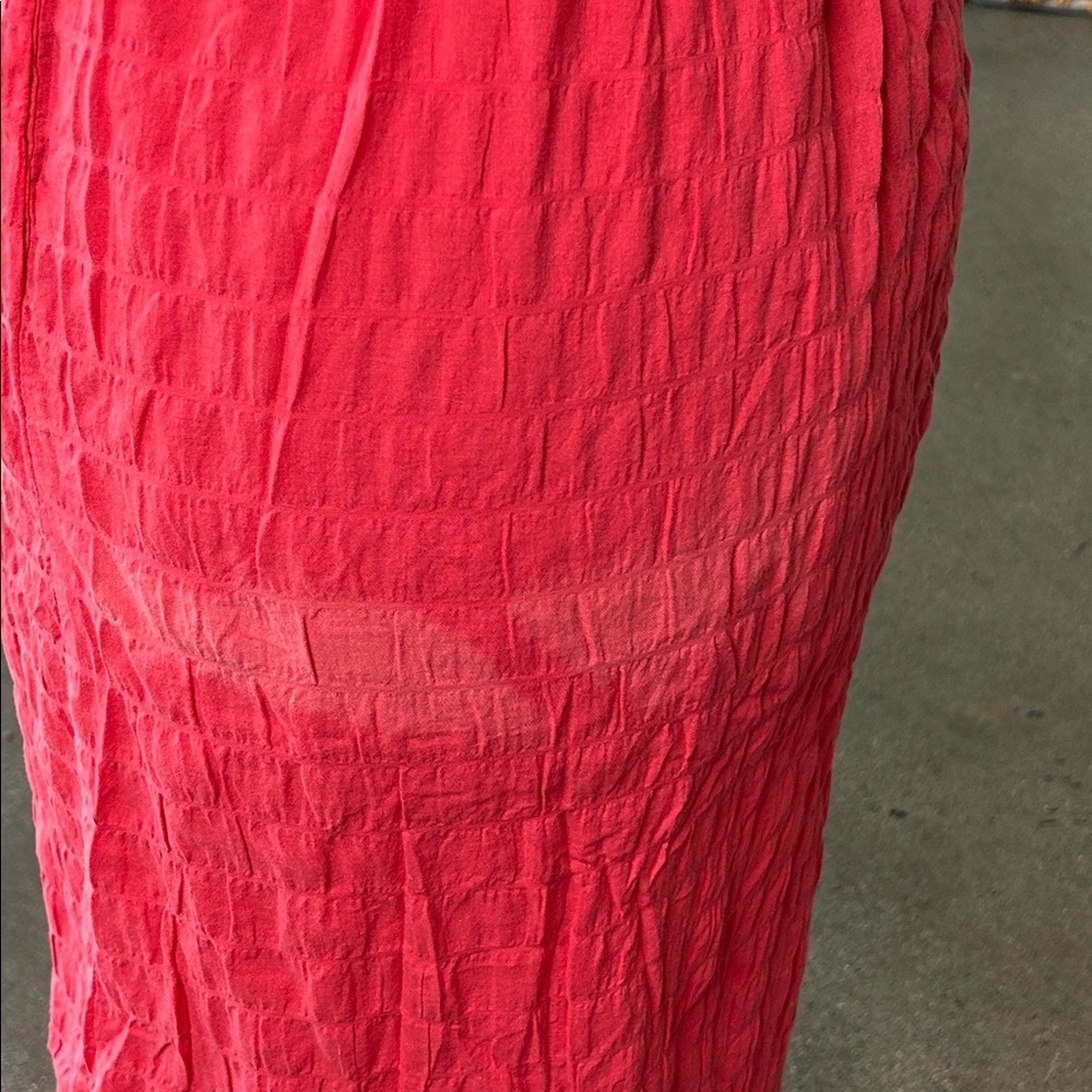 a new day Girls' Coral Red Wrap Dress with Tie Waist - Picture 8 of 9